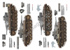 Kagero 88001 German Medium Tank Panzerkampfwagen III from Ausf. H to Ausf. N EN/PL